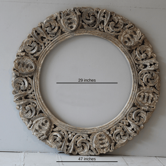 Vintage Carved Natural Frame - TesuWall Decor