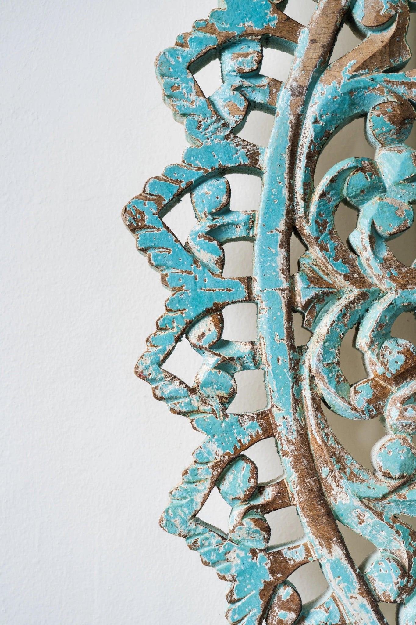Vintage Carved Turquoise Wall Decor - TesuWall Decor