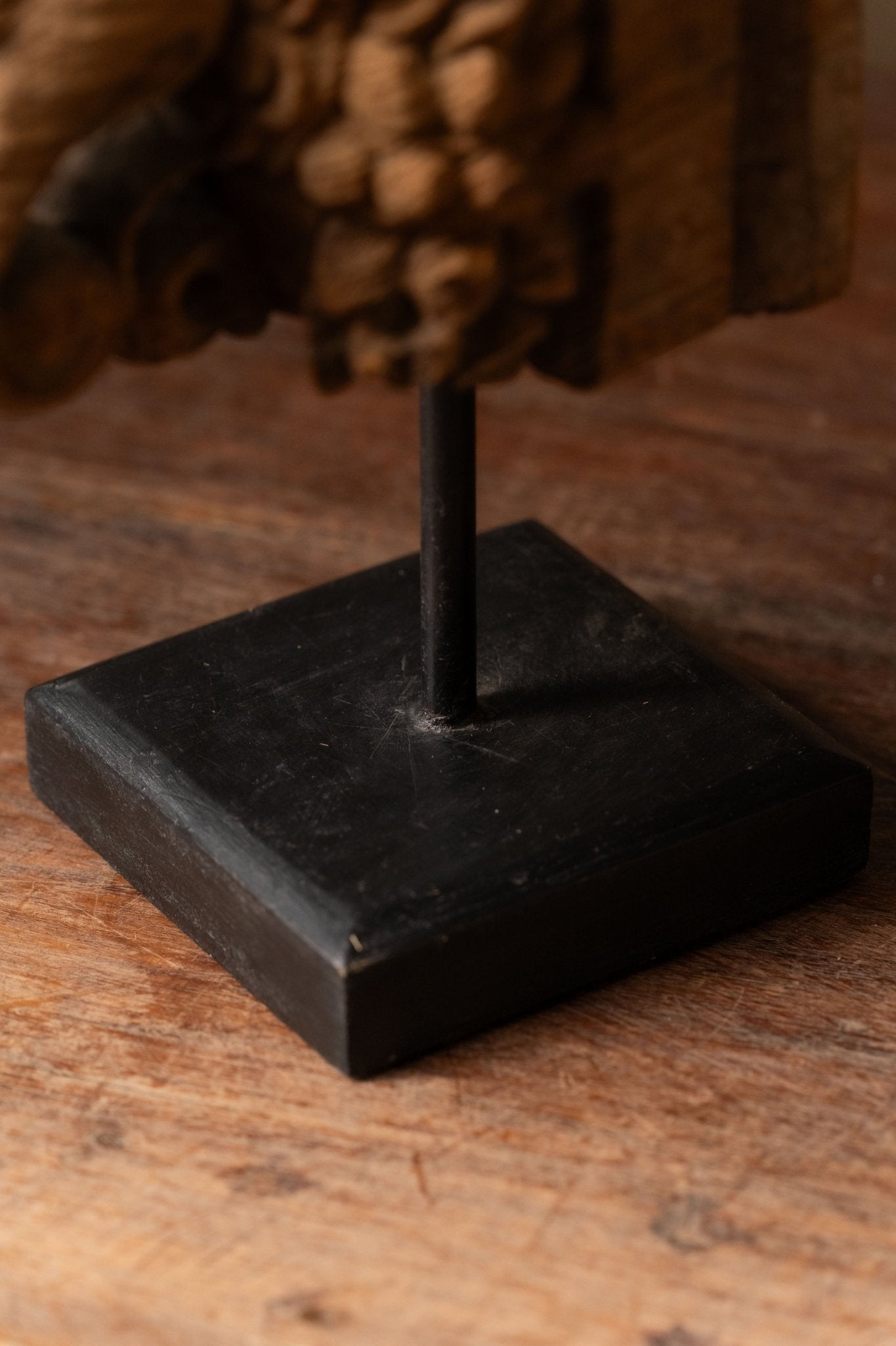 Vintage Carved Wooden Candle Holder - Design 1 - TesuCandles & Candle Holders