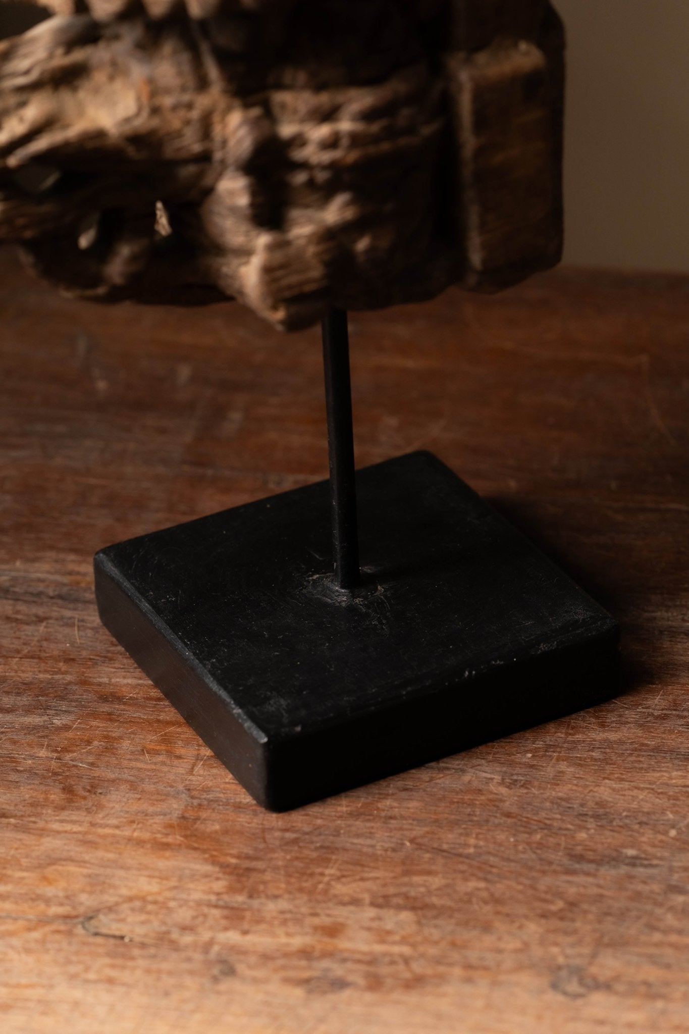 Vintage Carved Wooden Candle Holder - Design 4 - TesuCandles & Candle Holders