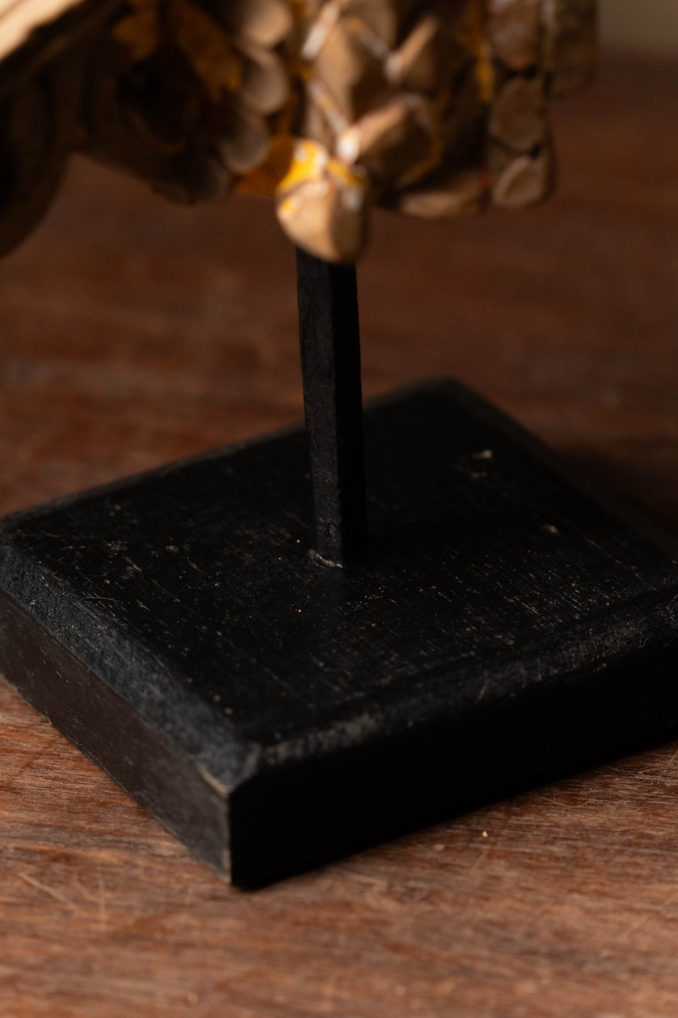 Vintage Carved Wooden Candle Holder - Design 6 - TesuCandles & Candle Holders