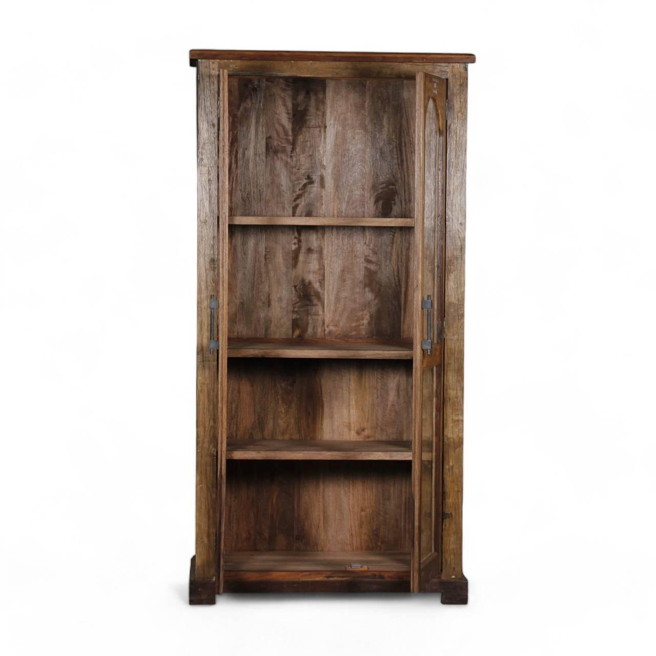 Vintage Fusion Glass Almirah - TesuCabinets & Storage