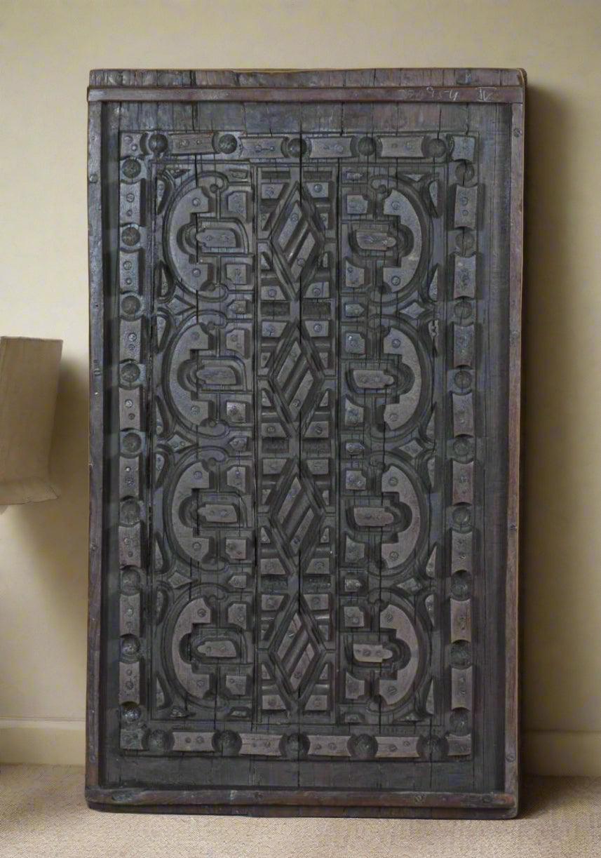 Vintage Geometric Carved Panel - TesuWall Decor
