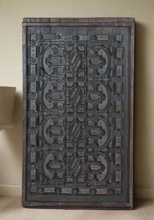 Vintage Geometric Carved Panel - TesuWall Decor