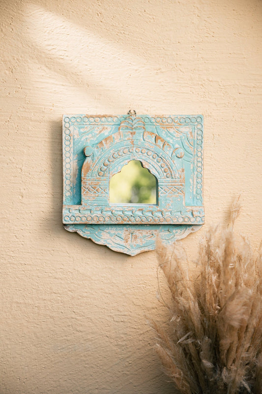 Vintage Hand Carved Wall Mirror - TesuMirror