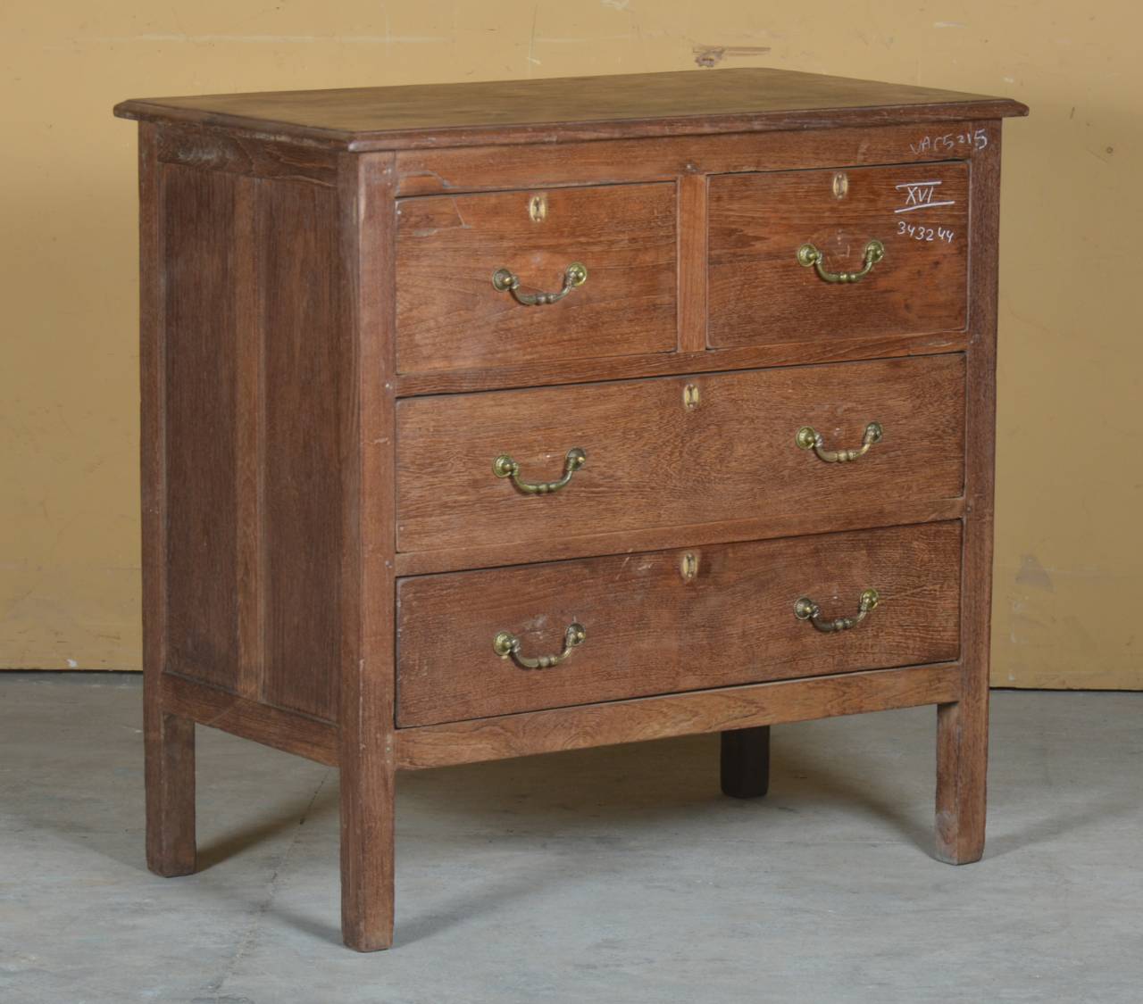 Vintage Teak Chest of Drawers - Natural Wood Finish - TesuFurniture