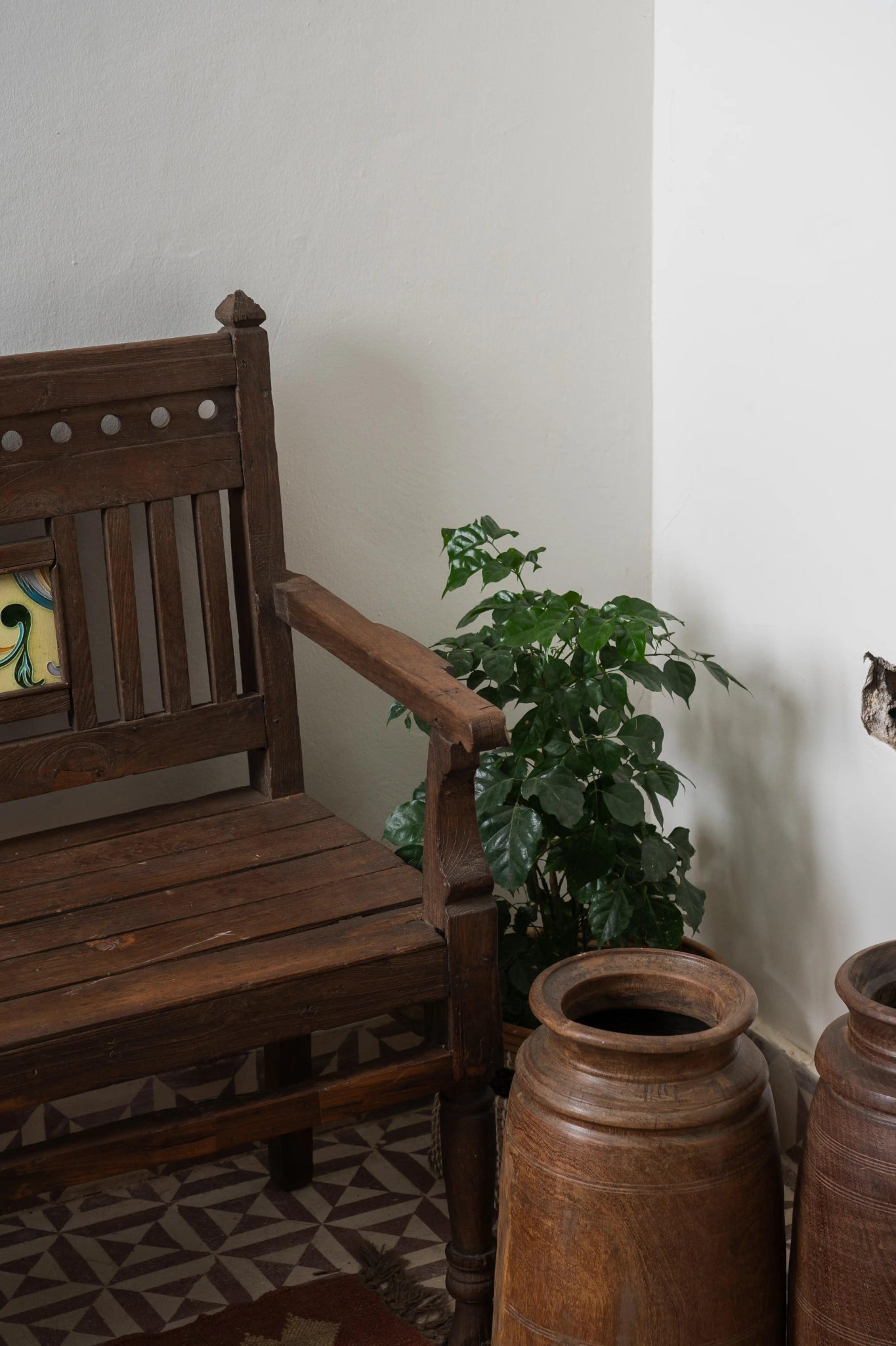 Vintage Wooden Bench - TesuWooden Bench