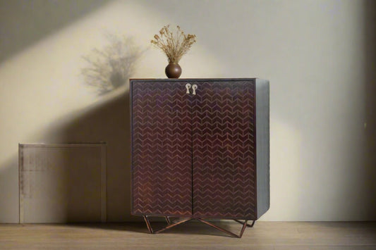 Vogue Veneer Bar Cabinet - TesuCabinets & Storage