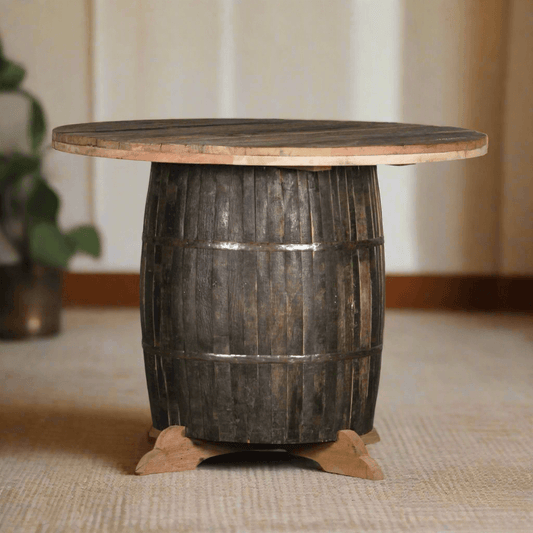 Wooden Barel Table - TesuTable