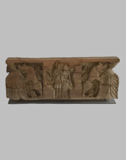 Wooden Bracket on Stand - TesuWooden Bracket