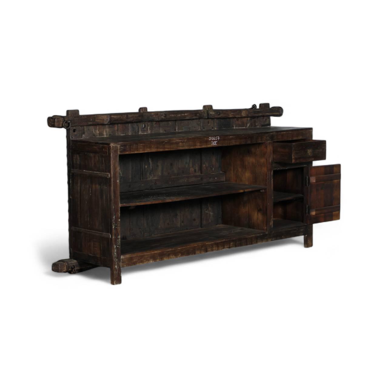 Wooden Cart Counter - TesuConsole Table