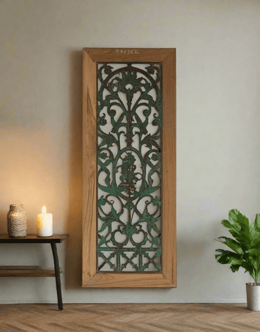 Wooden Cast Iron Jali - TesuWall Decor