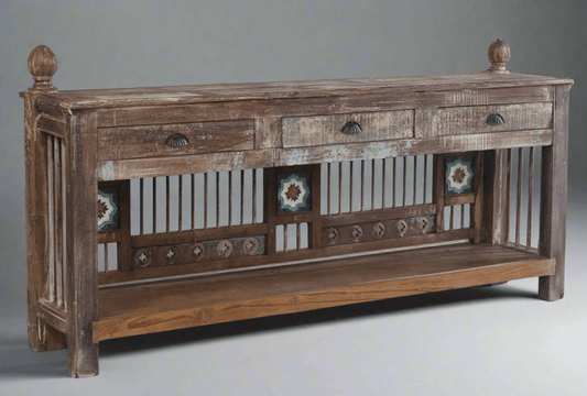 Wooden console Table with Drawer - TesuConsole Table
