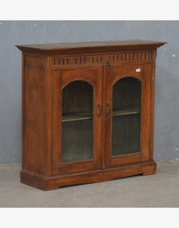 Wooden Glass Cabinet - TesuCabinets & Storage