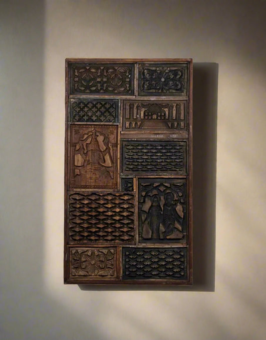 Wooden Hand - Carved Designer Panel - TesuWall Decor