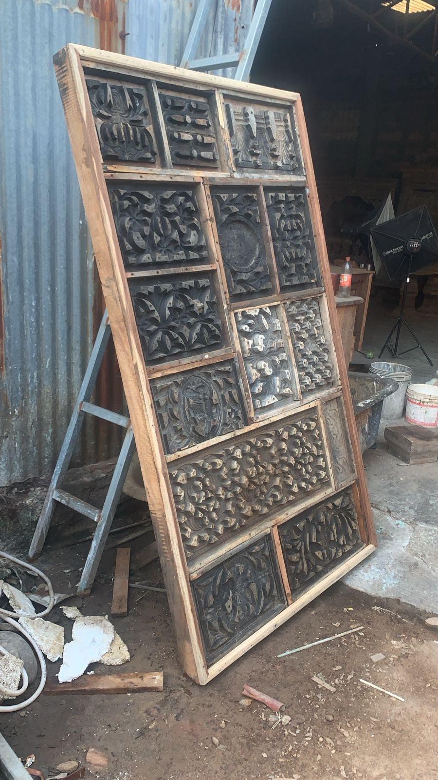Wooden Hand - Carved Designer Panel - TesuWall Decor