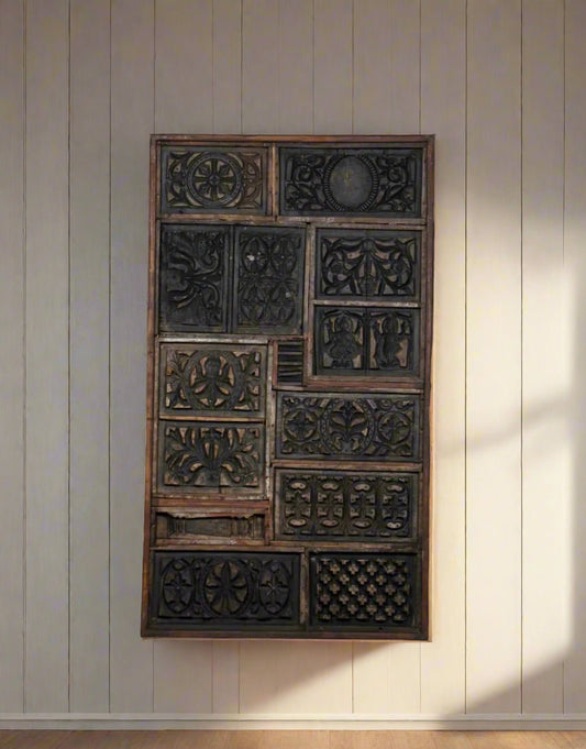 Wooden Hand - Carved Designer Panel - TesuWall Decor