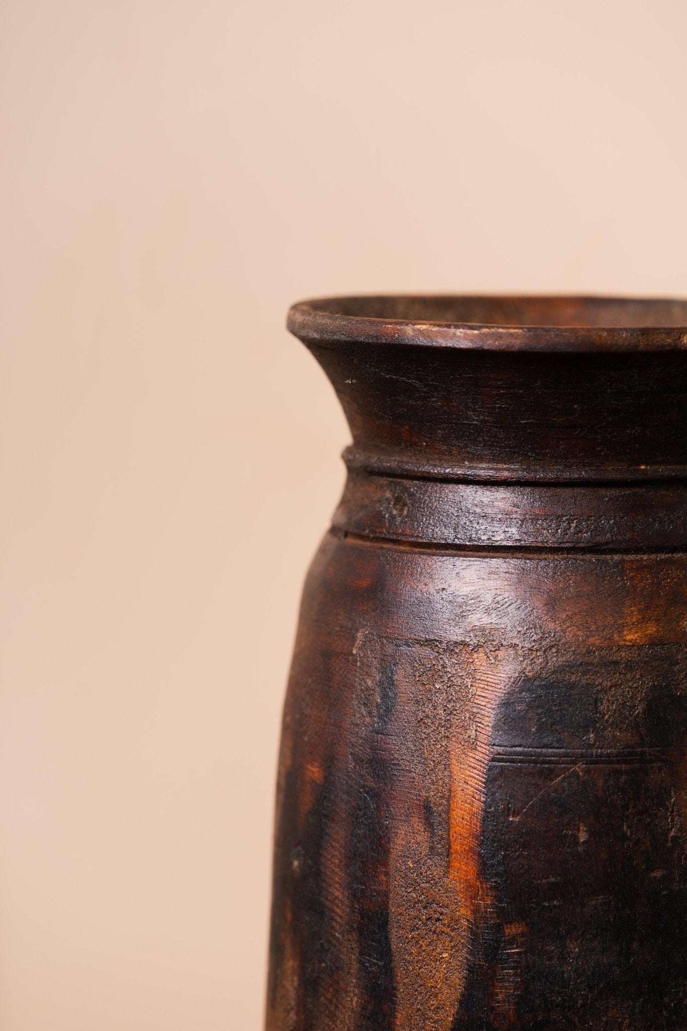 Wooden Himachali Pot - TesuWooden Pot