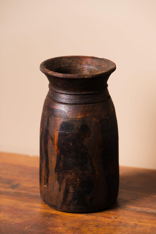 Wooden Himachali Pot - TesuWooden Pot