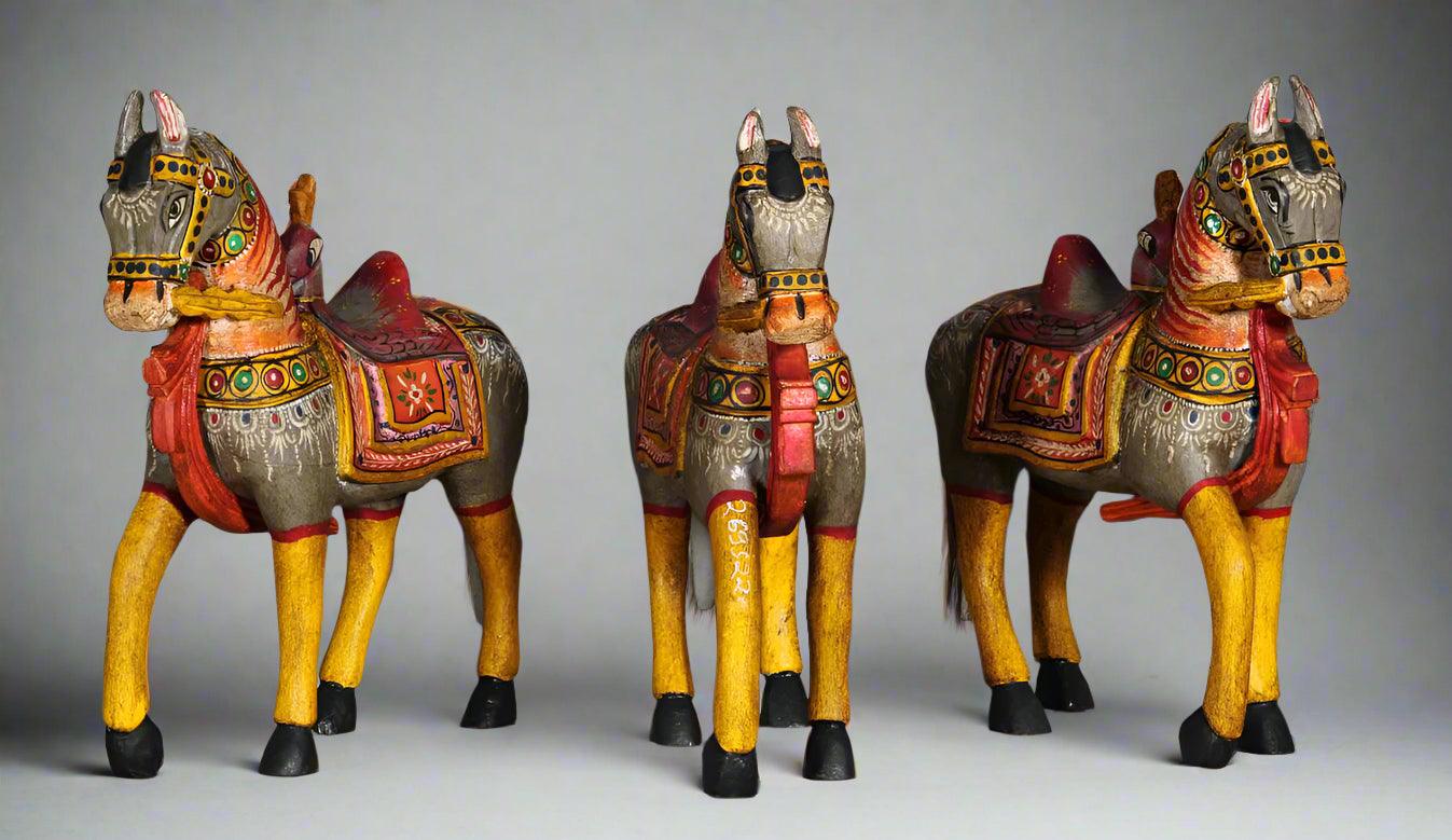 Wooden Horse - Multicolour - TesuWooden Horse