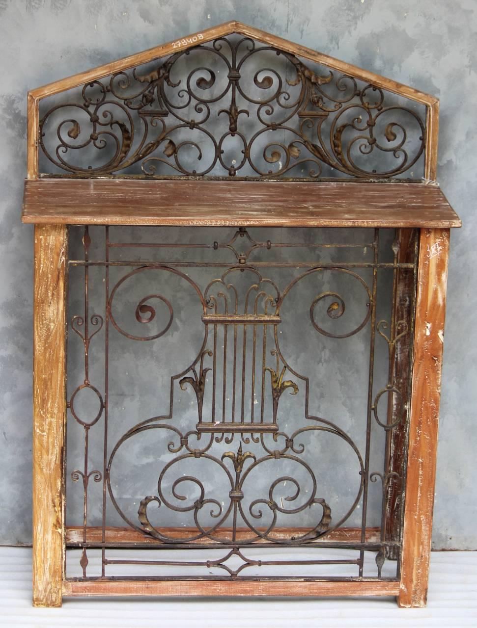 Wooden Iron Console - TesuConsole Table