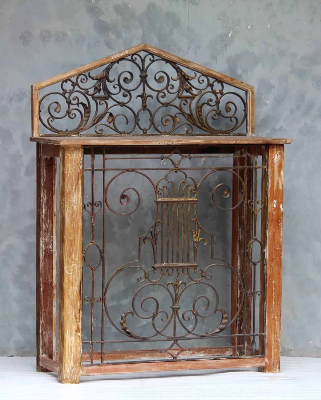 Wooden Iron Console - TesuConsole Table