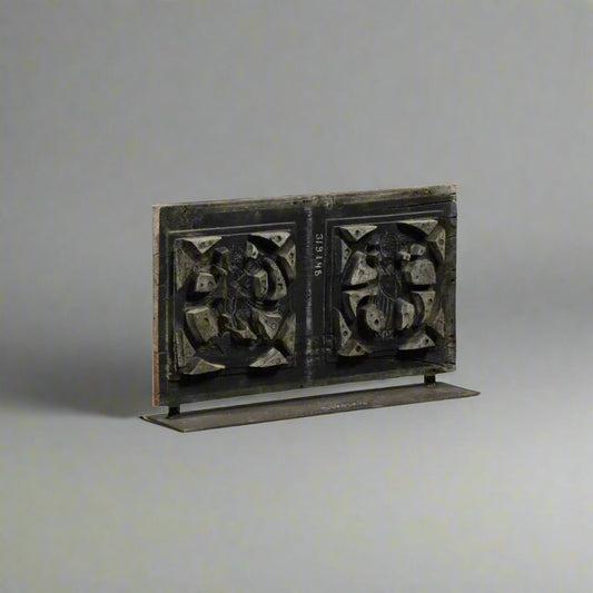 Wooden Panel on Iron Stand - TesuWall Decor