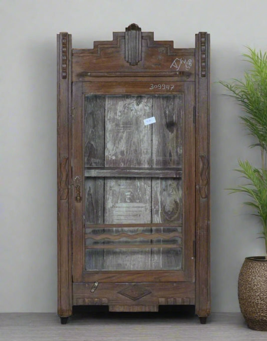 Wooden Showcase Glass Door - TesuCabinets & Storage