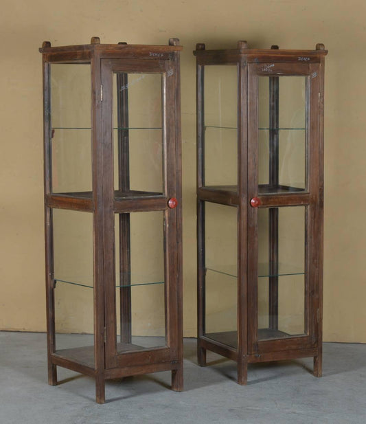 Wooden Showcase Glass - Work - Single Unit - TesuCabinets & Storage