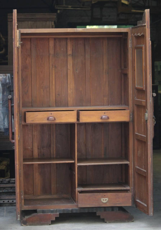 Wooden Vintage Almirah - TesuCabinets & Storage