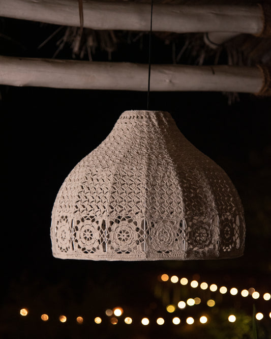 Buy Best Lampshade for your Dream Home & garden Decor, This lamp made with detailed handwork of macramé by our skilled artisans. It can be styled in any corner of your house and will look gorgeous. with warm white light to bring the peaceful bohemian vibe.TESU