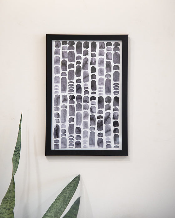 Monocrome Abstract Paintings ( Set of 3 )