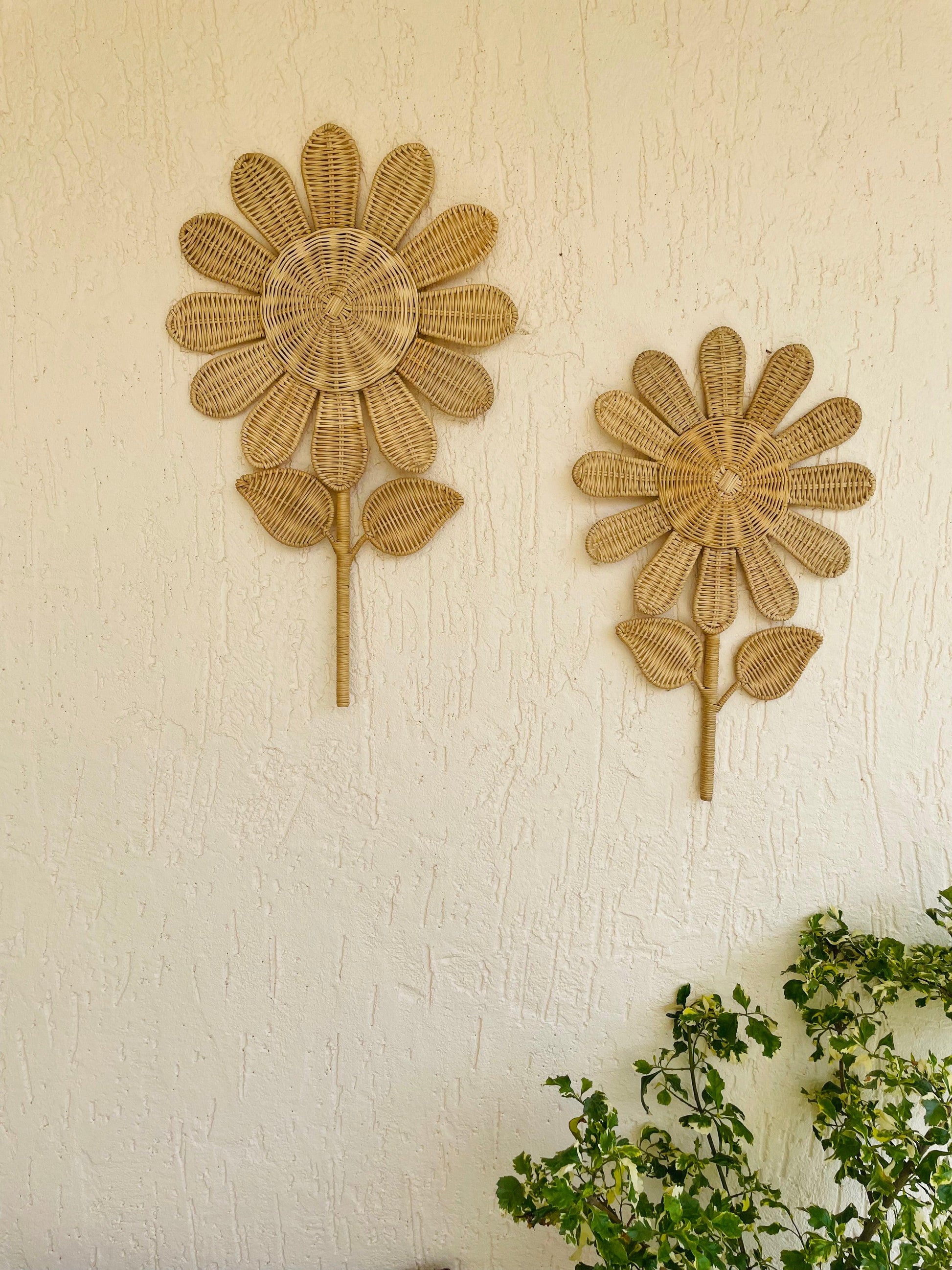 Daisy Flower Cane Wall Decor - TESU