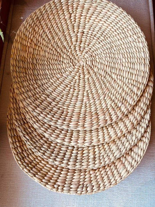 Kauna Grass Round Placemats - Set of 2 - TESU