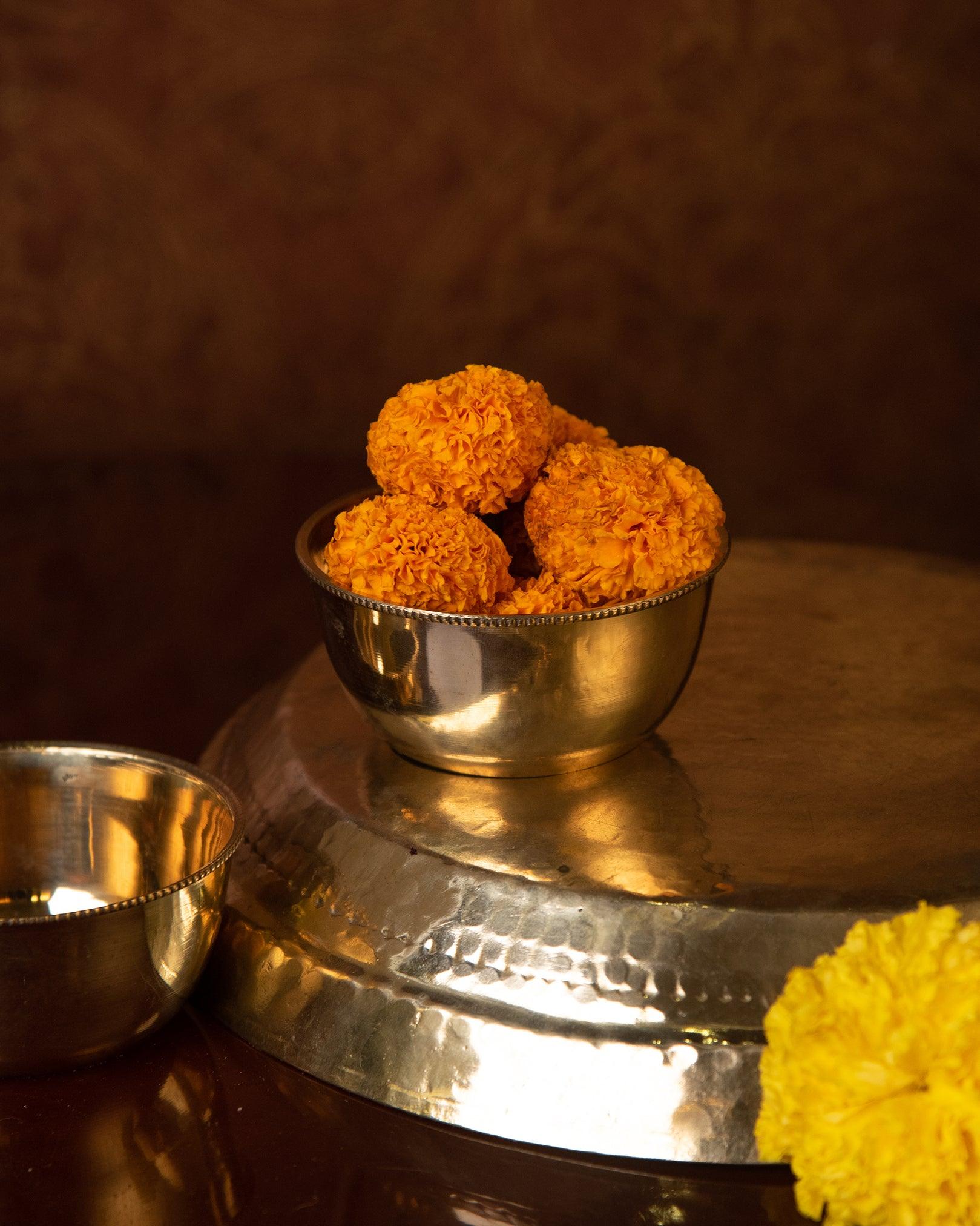 Brass Plain Bowl - TesuBrass Diya