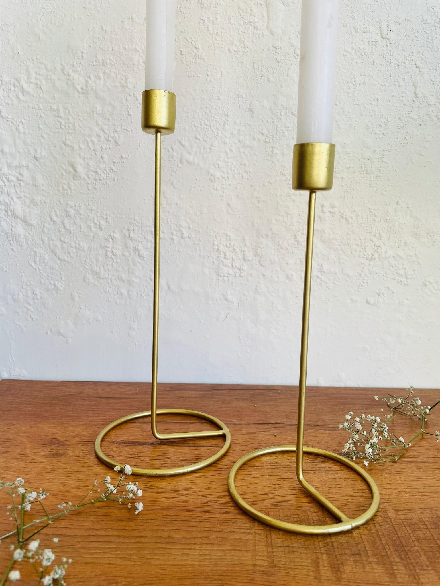 Contemporary Candle Holder - Set of 2 - TesuCandles & Candle Holders