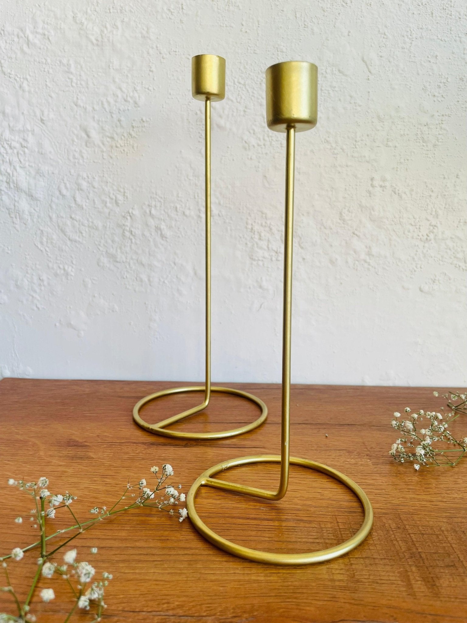 Contemporary Candle Holder - Set of 2 - TesuCandles & Candle Holders