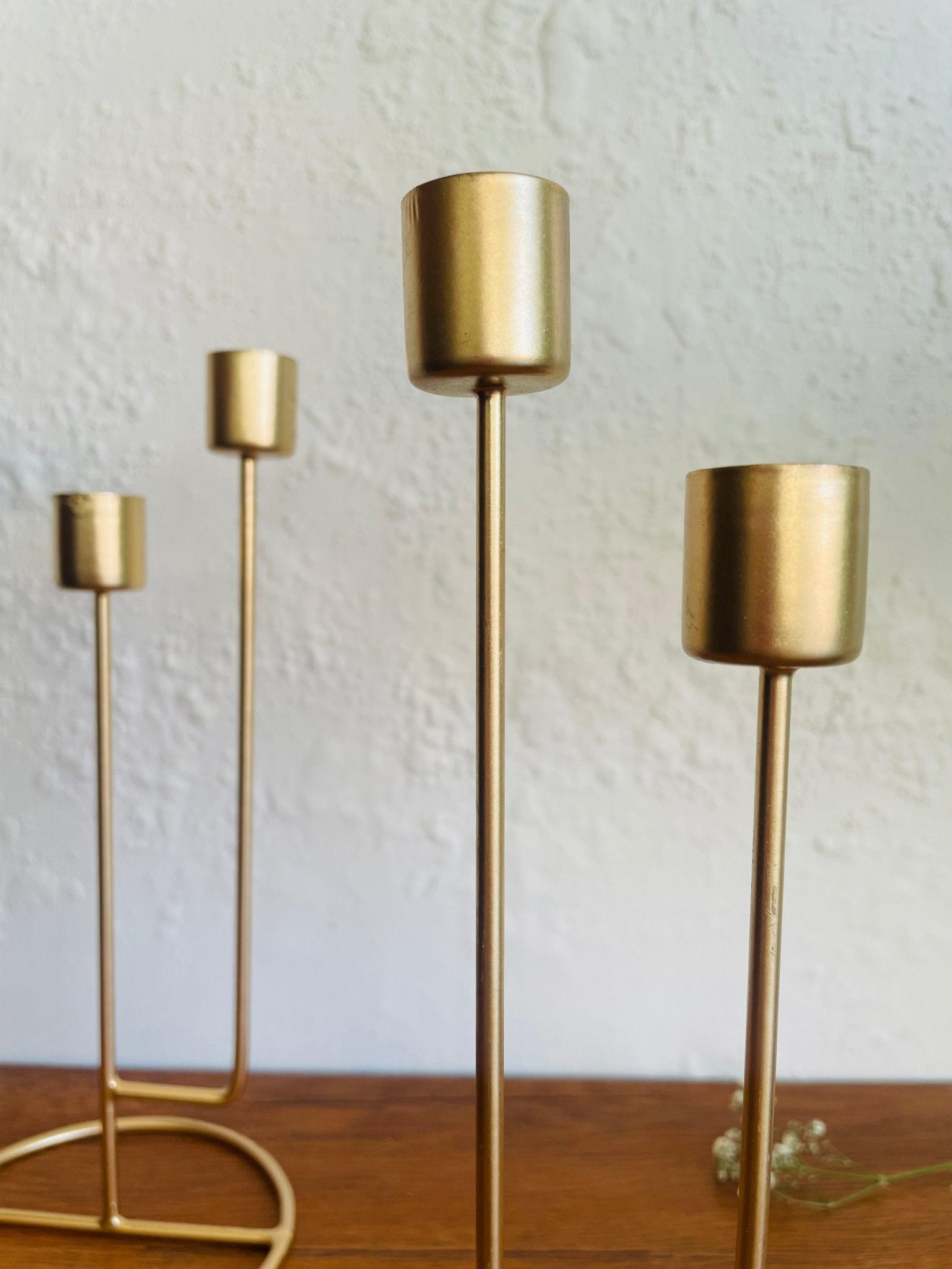 Contemporary Twin Candle Holder - TesuCandles & Candle Holders