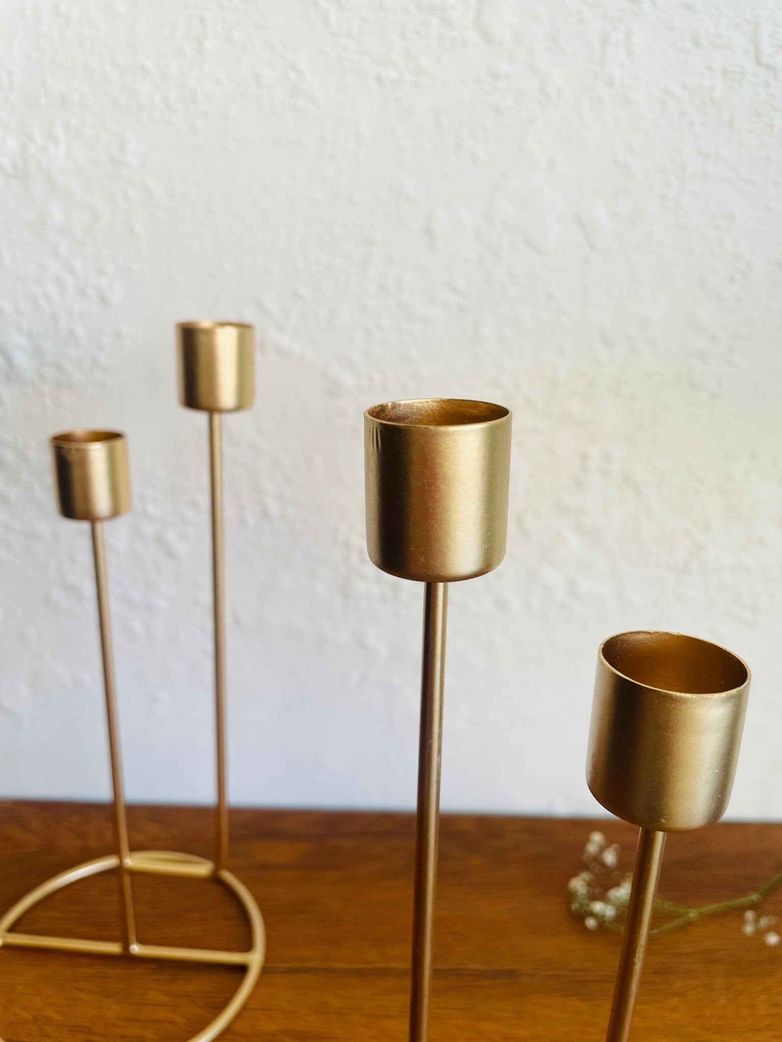 Contemporary Twin Candle Holder - TesuCandles & Candle Holders