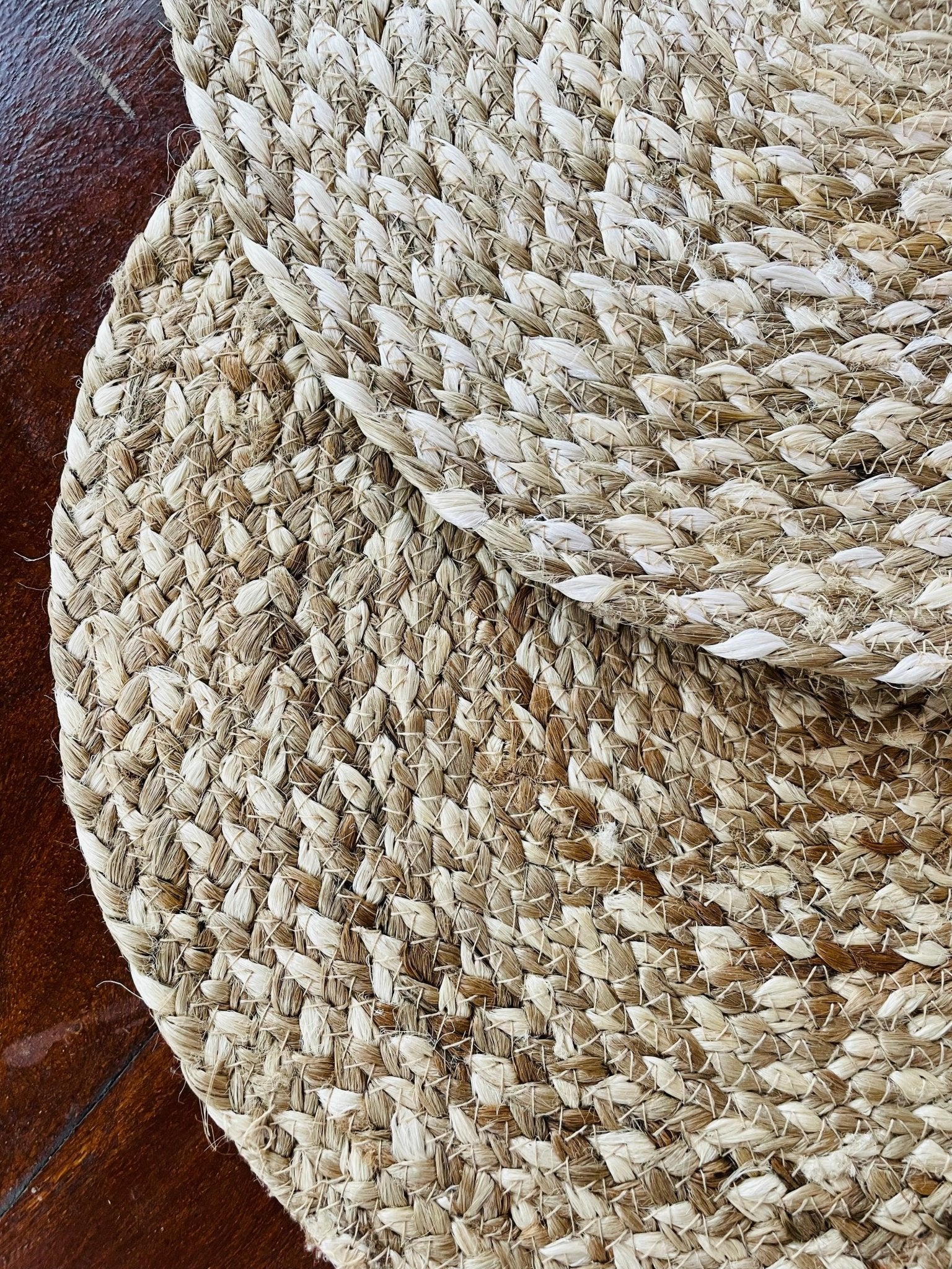 Handwoven Jute Placemats - Set of 4 - TesuHome & Kitchen