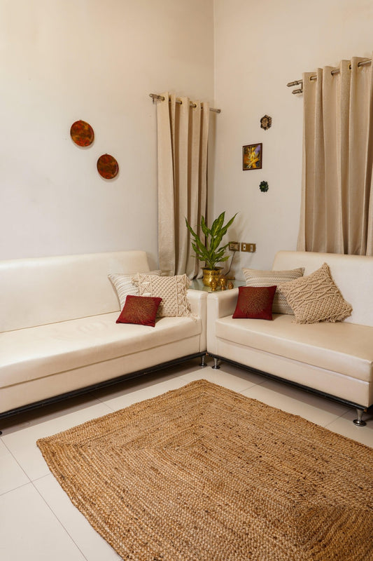 Handwoven Jute Rug – Rectangle - TesuRugs