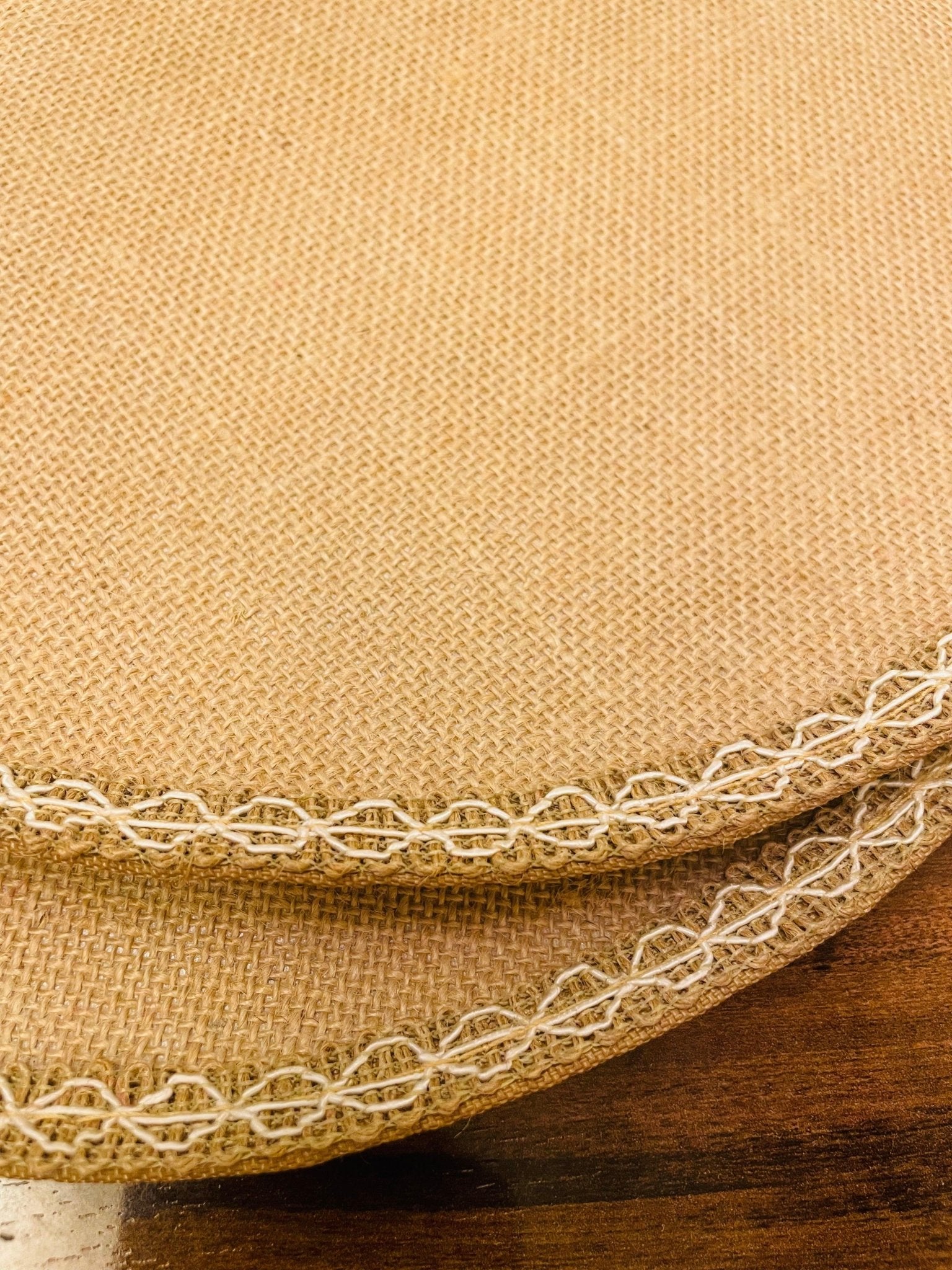 Jute Round Placemats with Laces - Set of 4 - TesuPlacemats