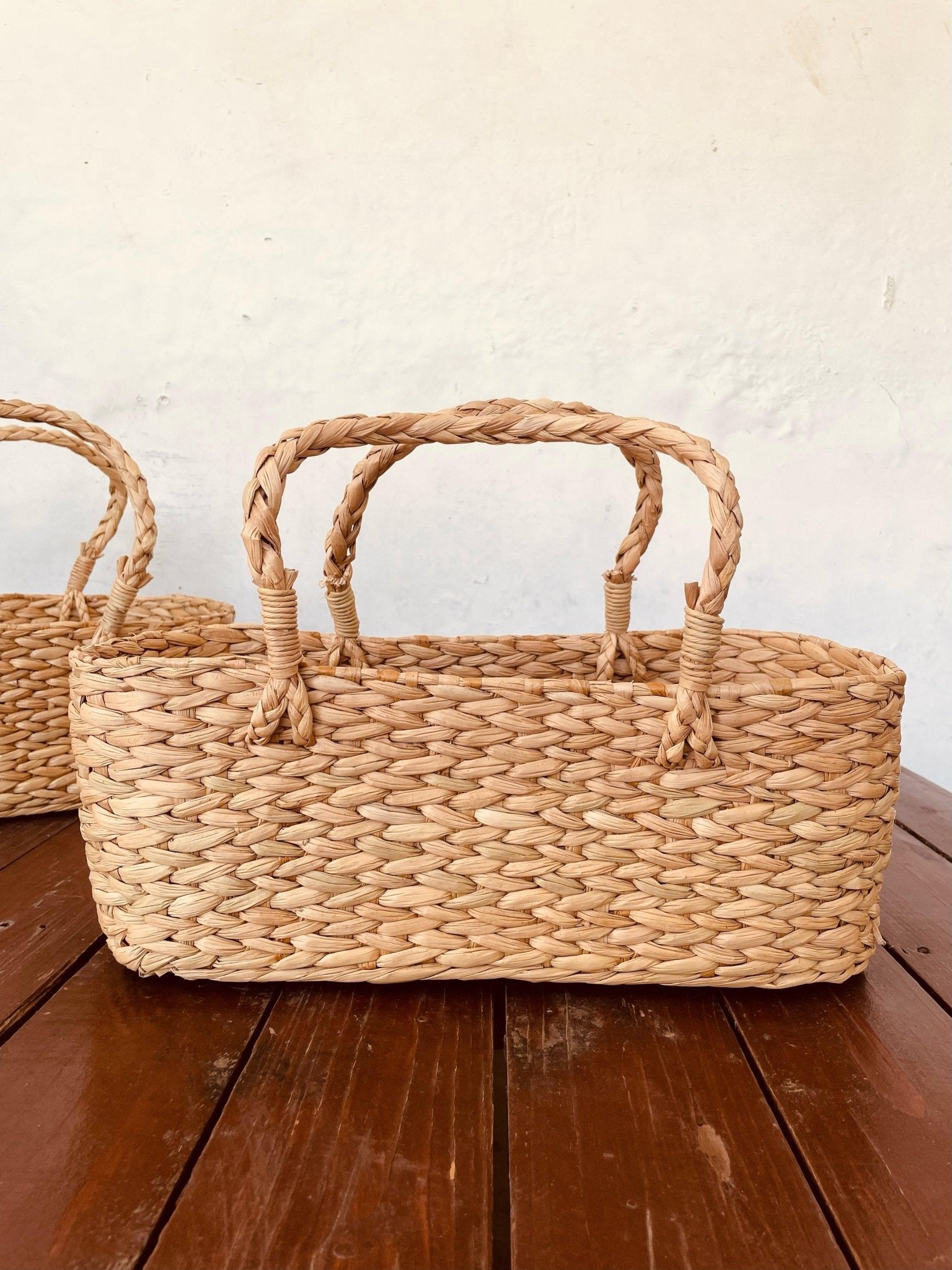 Kauna Grass Oval Basket - TesuBaskets