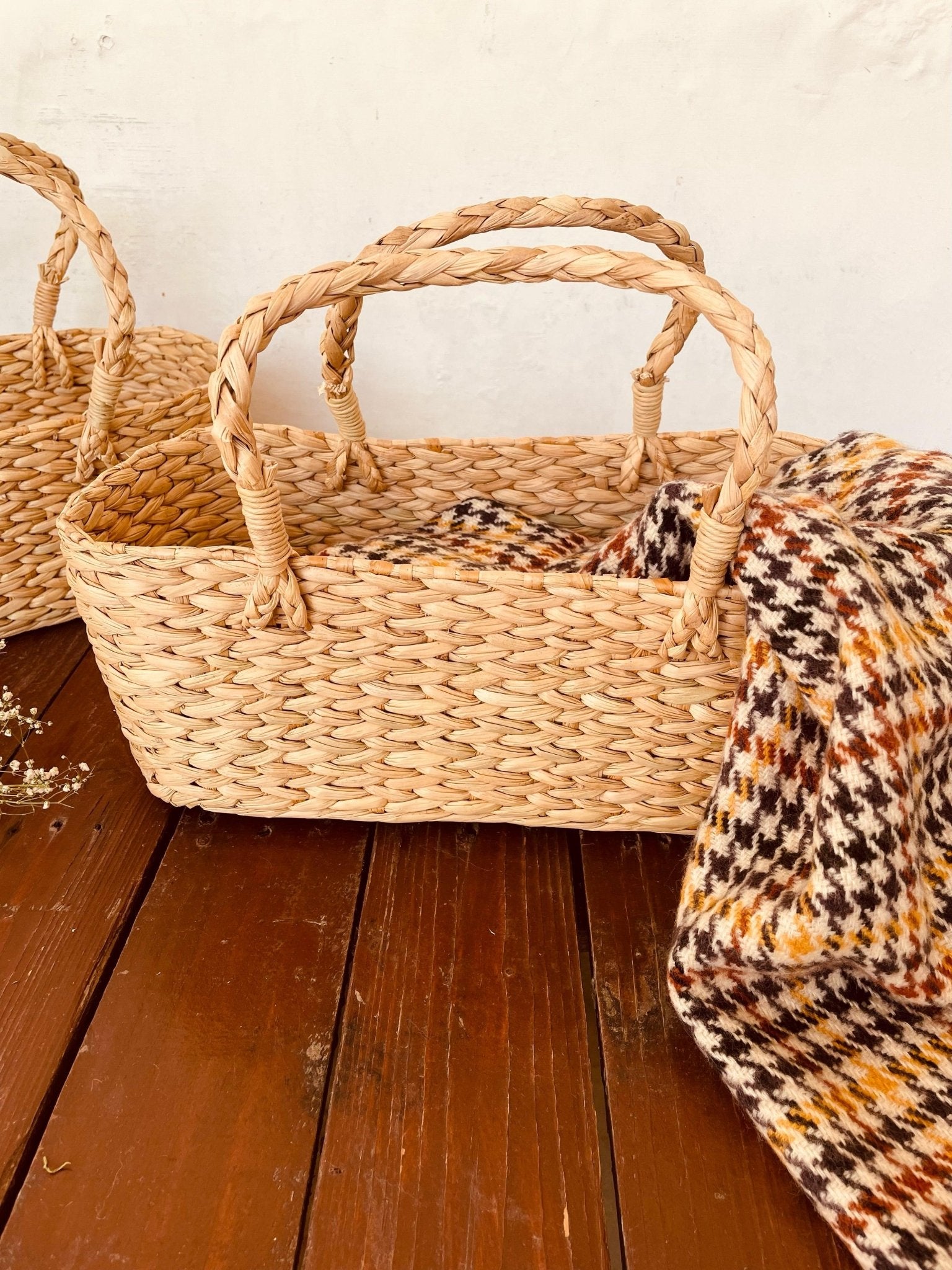 Kauna Grass Oval Basket - TesuBaskets