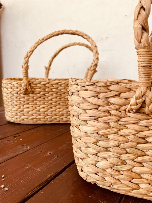 Kauna Grass Oval Basket - TesuBaskets