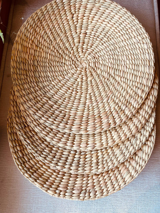 Kauna Grass Round Placemats - Set of 2 - TesuPlacemats