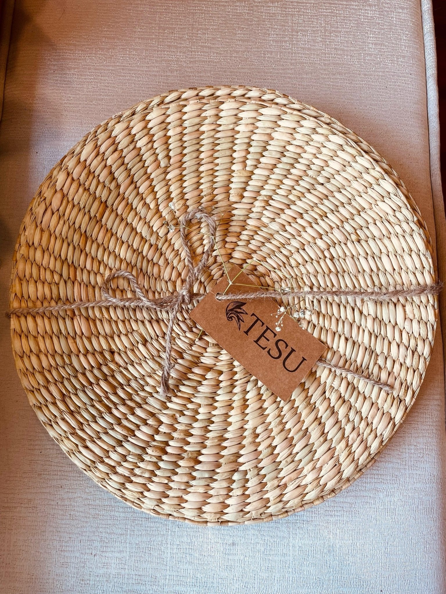 Kauna Grass Round Placemats - Set of 2 - TesuPlacemats
