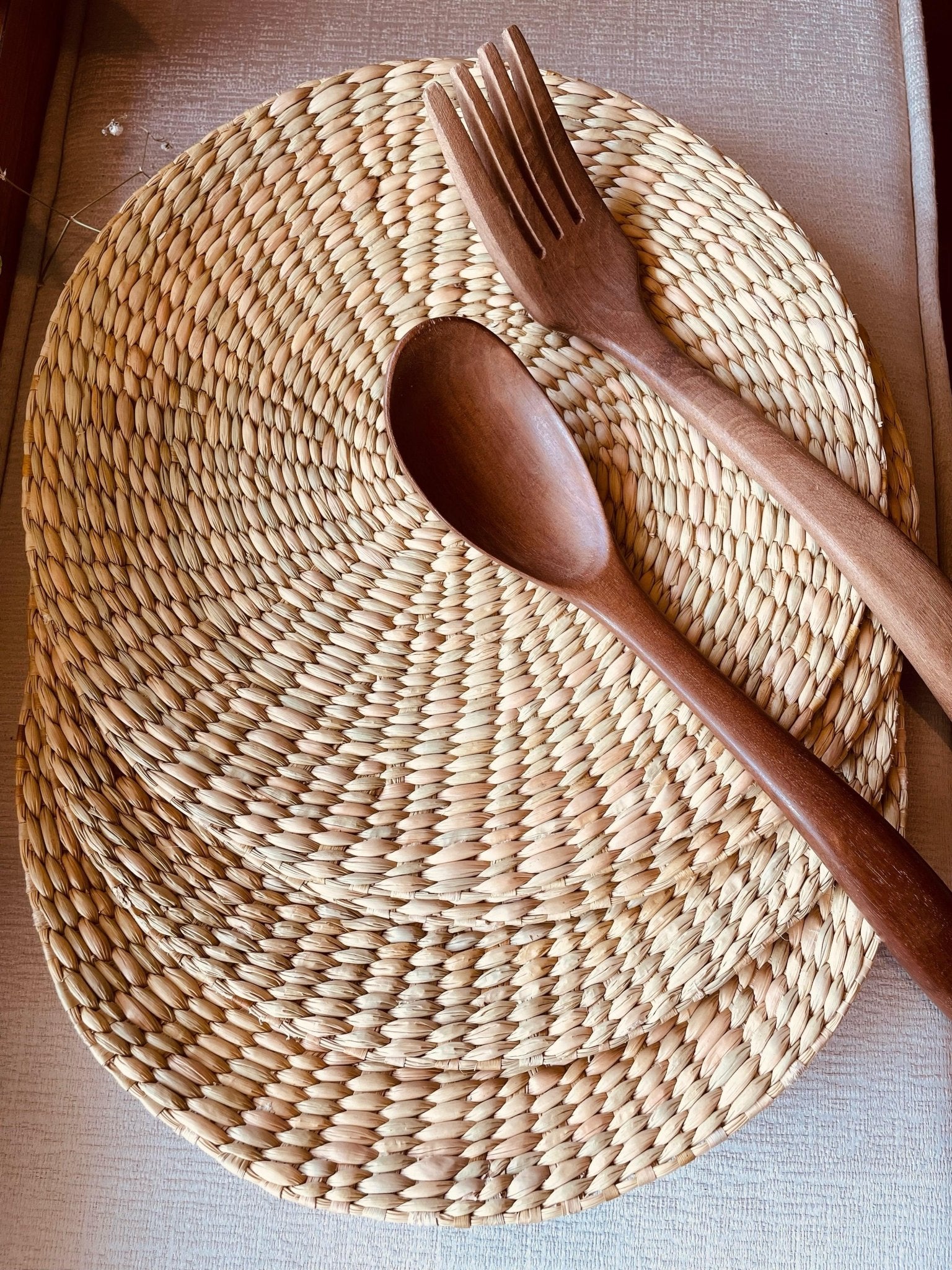 Kauna Grass Round Placemats - Set of 2 - TesuPlacemats