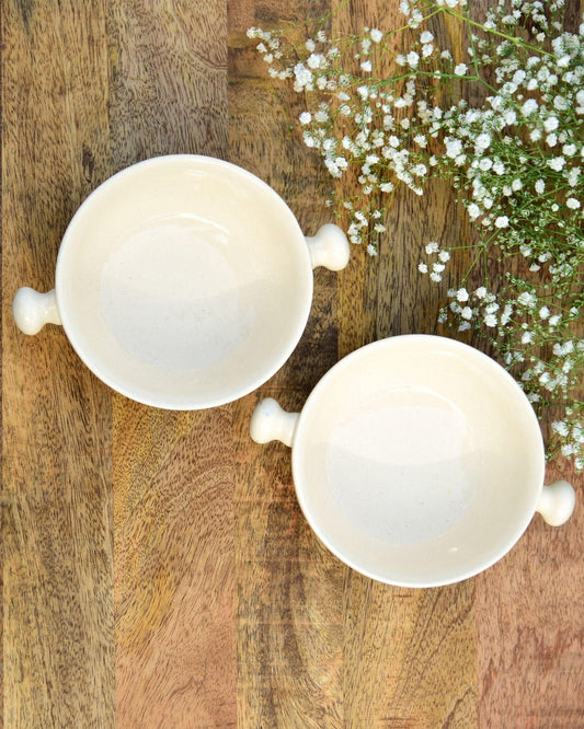 Leaf Soup Bowl - Set of 2 - TesuCeremic