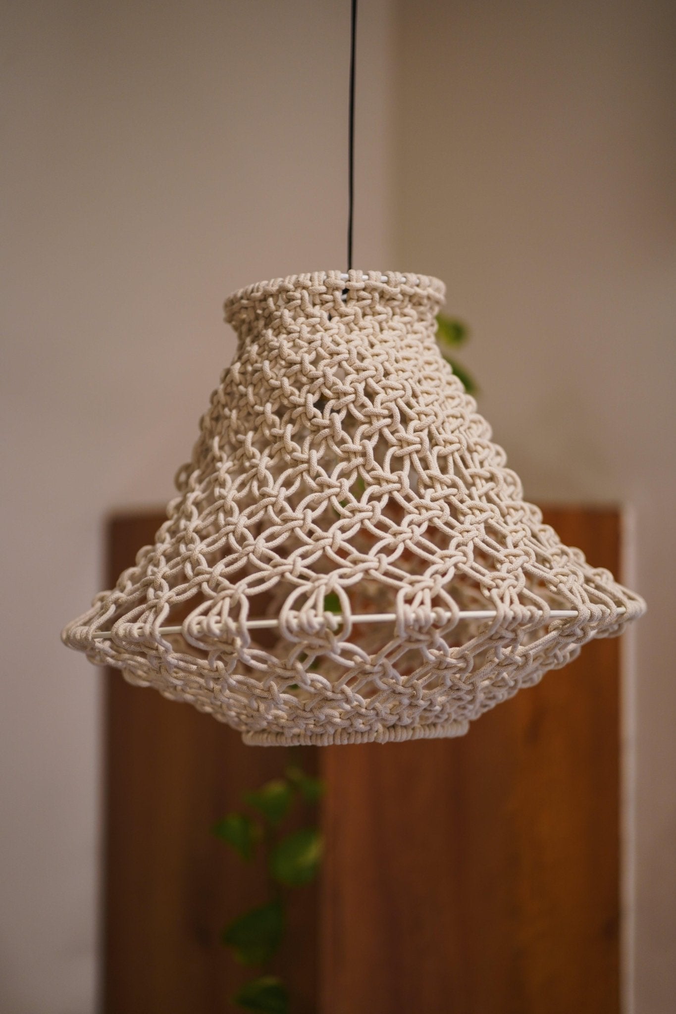 Peony - Macrame Lampshade - TesuLampshade